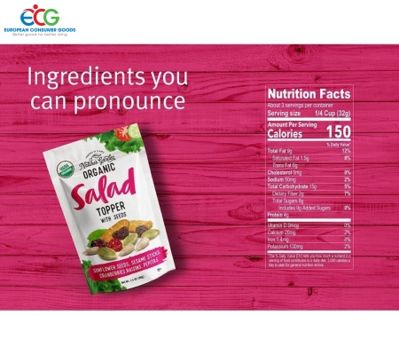 (8896) ĐỒ ĂN NHẸ ORGANIC LÀM TỪ HẠT HỖN HỢP HỮU CƠ ÍT CARB ÍT ĐƯỜNG 99G - Xuất xứ Mỹ