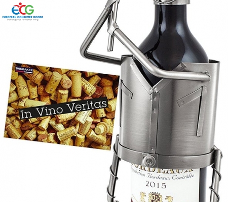 (99310) GIÁ ĐỠ RƯỢU BRUBAKER BẰNG THÉP - Xuất xứ Đức