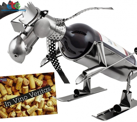 (99307) GIÁ ĐỠ RƯỢU BRUBAKER BẰNG THÉP - Xuất xứ Đức