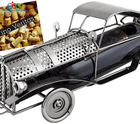 (ClassicCar) GIÁ ĐỠ RƯỢU BRUBAKER BẰNG THÉP - Xuất xứ Đức