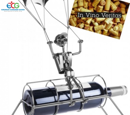 (99200) GIÁ ĐỠ RƯỢU BRUBAKER BẰNG THÉP - Xuất xứ Đức