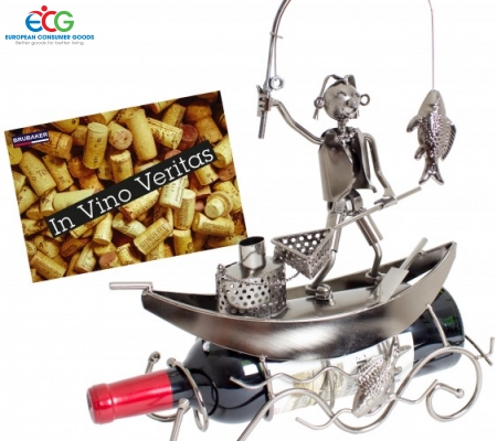 (6057) GIÁ ĐỠ RƯỢU BRUBAKER BẰNG THÉP - Xuất xứ Đức
