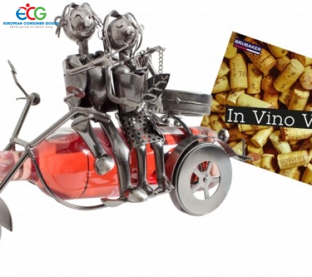 (7054) GIÁ ĐỠ RƯỢU BRUBAKER BẰNG THÉP - Xuất xứ Đức