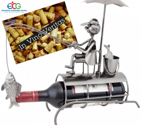 (99206) GIÁ ĐỠ RƯỢU BRUBAKER BẰNG THÉP - Xuất xứ Đức
