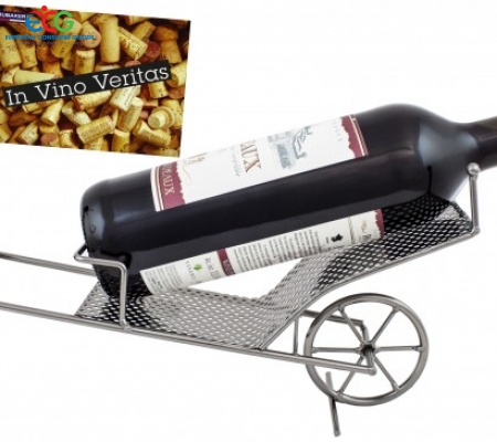 (99313) GIÁ ĐỠ RƯỢU BRUBAKER BẰNG THÉP - Xuất xứ Đức