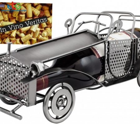 (99314) GIÁ ĐỠ RƯỢU BRUBAKER BẰNG THÉP - Xuất xứ Đức