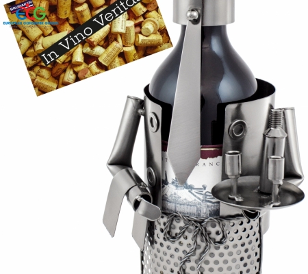 (99318) GIÁ ĐỠ RƯỢU BRUBAKER BẰNG THÉP - Xuất xứ Đức