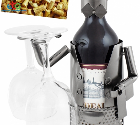 (99320) GIÁ ĐỠ RƯỢU BRUBAKER BẰNG THÉP - Xuất xứ Đức