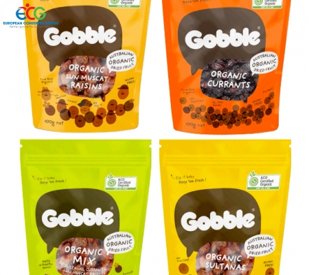 NHO SULTANAS HỮU CƠ GOBBLE 120G - Xuất xứ Úc