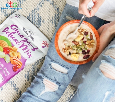 (7025) ĐỒ ĂN NHẸ BỔ SUNG OMEGA 3 LÀM TỪ HẠT HỖN HỢP HỮU CƠ ÍT CARB ÍT ĐƯỜNG DÙNG 238G - Xuất xứ Mỹ.