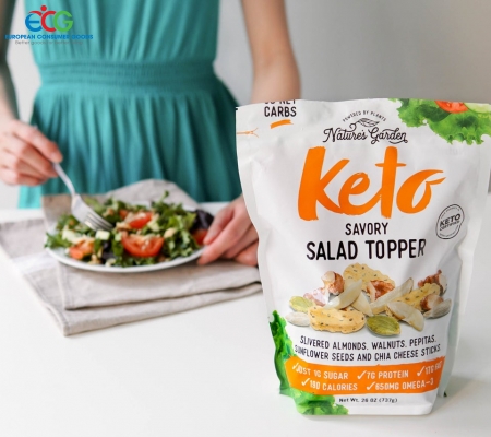 (8897) ĐỒ ĂN NHẸ KETO VỊ MẶN LÀM TỪ HẠT HỖN HỢP SẤY KHÔ ÍT CARB ÍT ĐƯỜNG DÙNG CHO ĂN KIÊNG 99G - Xuất xứ Mỹ