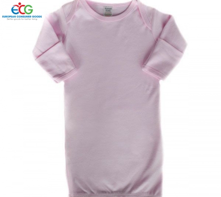 Áo choàng ngủ cho trẻ sơ sinh mềm mại màu hồng trơn 0-6 tháng (Soft Touch)